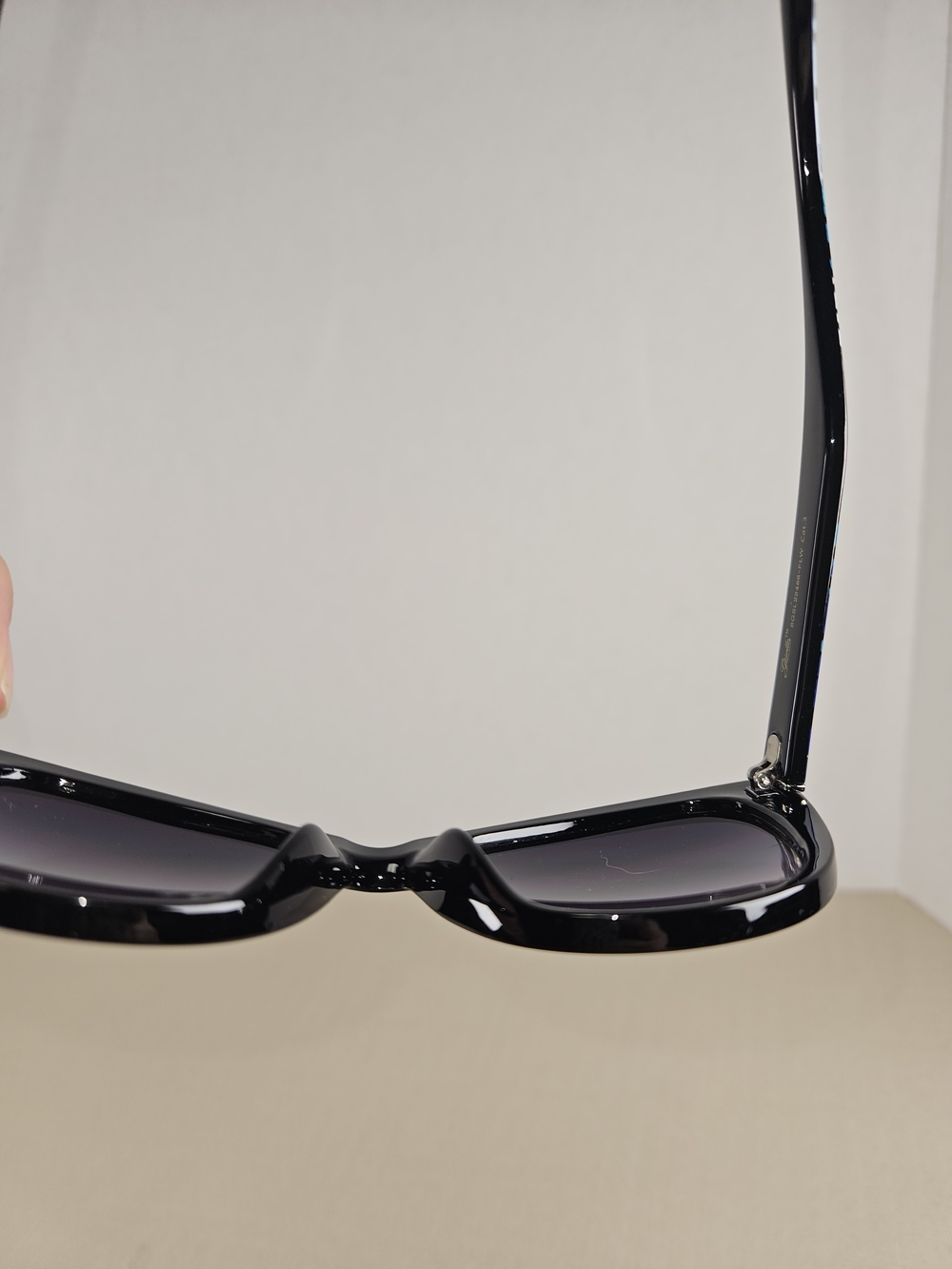 Giselle Women's Black Cat Eye Sunglasses - Sleek UV Protection 8GSL22488-FLW - Picture 7 of 12